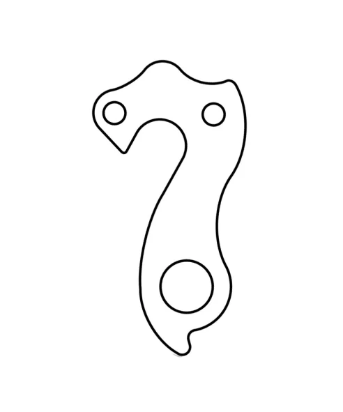 Marwi UNION GH-041 derailleur hanger rear drawings