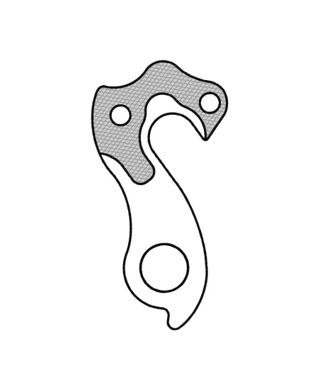 Marwi UNION GH-041 derailleur hanger front drawings