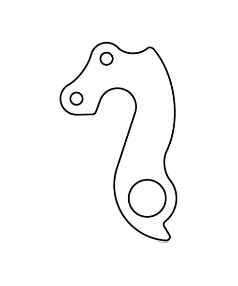 Marwi UNION GH-043 derailleur hanger rear drawings