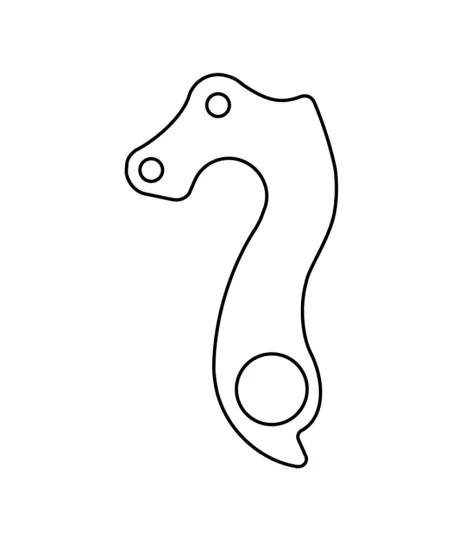 Marwi UNION GH-045 derailleur hanger rear drawings