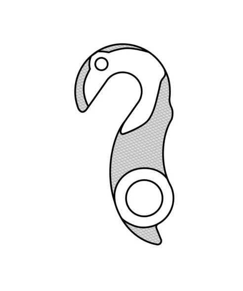 Marwi UNION GH-049 derailleur hanger front drawings