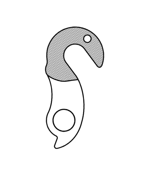 Marwi UNION GH-049 derailleur hanger rear drawings