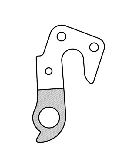 Marwi UNION GH-051 derailleur hanger rear drawings