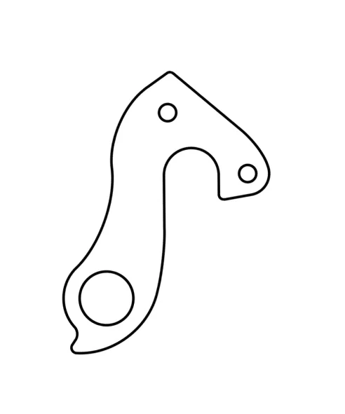 Marwi UNION GH-056 derailleur hanger rear drawings