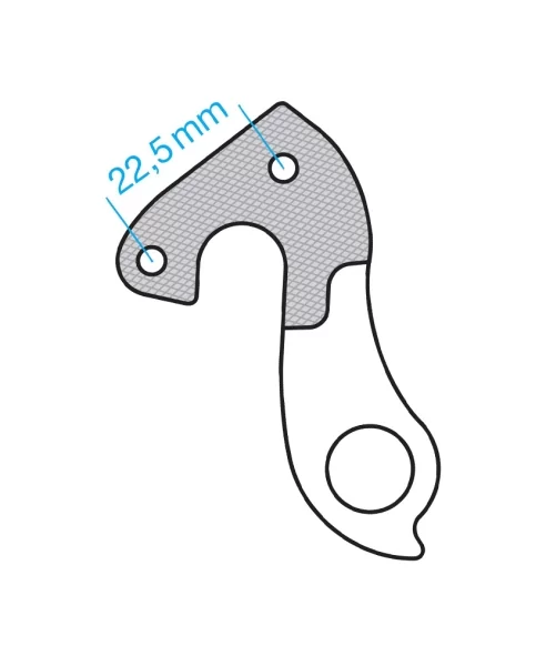 Marwi UNION GH-056 derailleur hanger front drawings