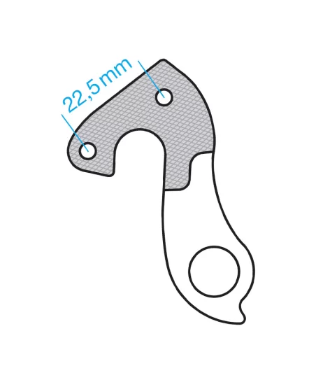 Marwi UNION GH-056 derailleur hanger front drawings