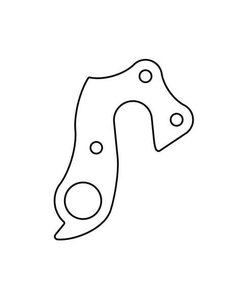 Marwi UNION GH-057 derailleur hanger rear drawings