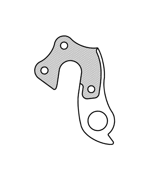 Marwi UNION GH-057 derailleur hanger front drawings