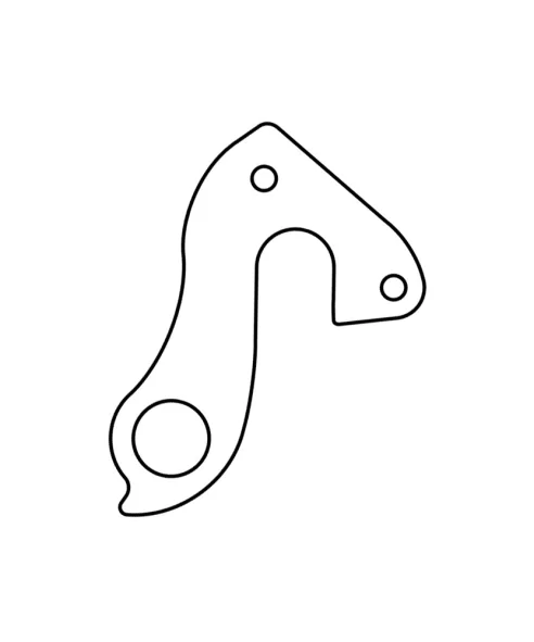 Marwi UNION GH-058 derailleur hanger rear drawings