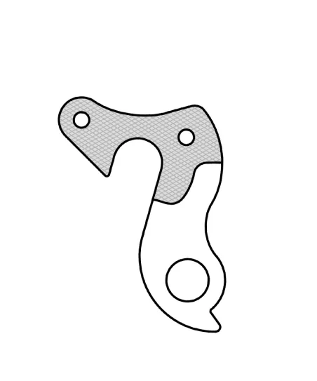 Marwi UNION GH-060 derailleur hanger front drawings