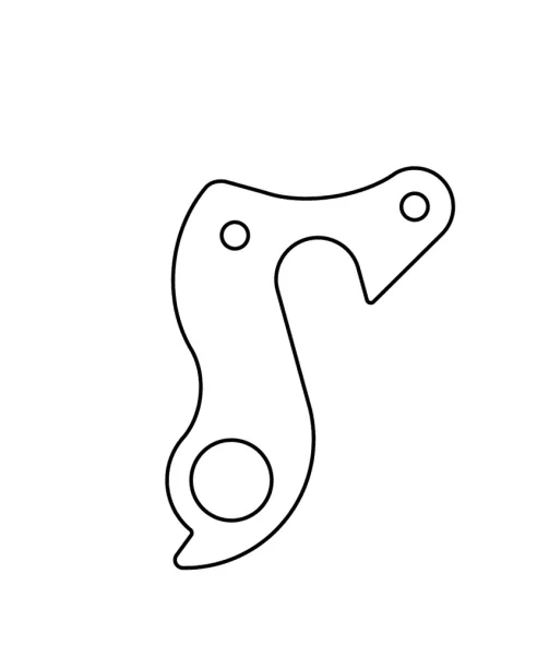 Marwi UNION GH-060 derailleur hanger rear drawings