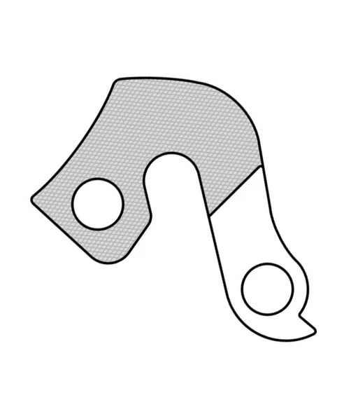 Marwi UNION GH-061 derailleur hanger front drawings