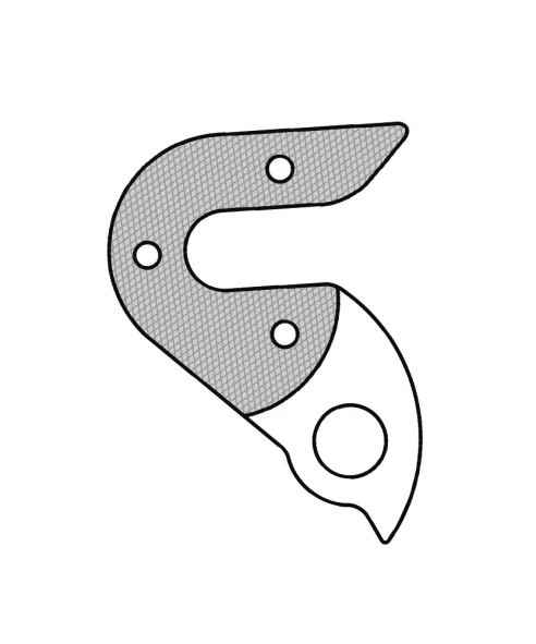 Marwi UNION GH-062 derailleur hanger front drawings