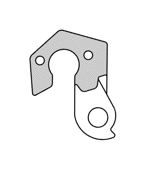 Marwi UNION GH-063 derailleur hanger front drawings
