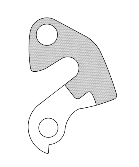 Marwi UNION GH-069 derailleur hanger front drawings