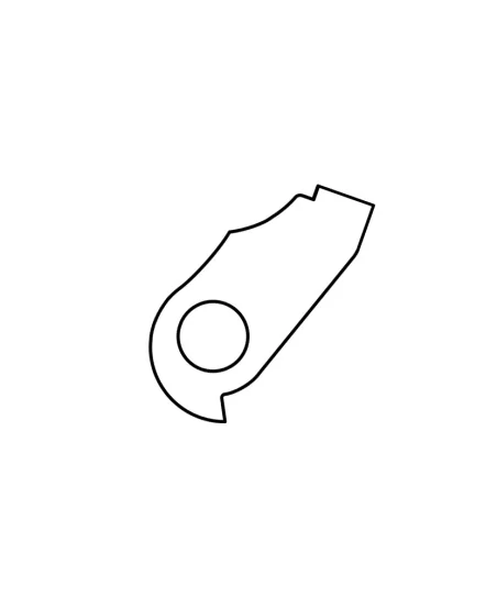 Marwi UNION GH-076 derailleur hanger rear drawings