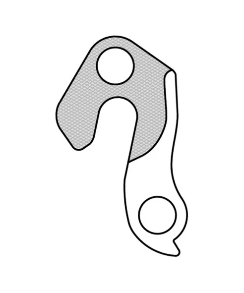 Marwi UNION GH-078 derailleur hanger front drawings
