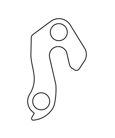 Marwi UNION GH-078 derailleur hanger rear drawings