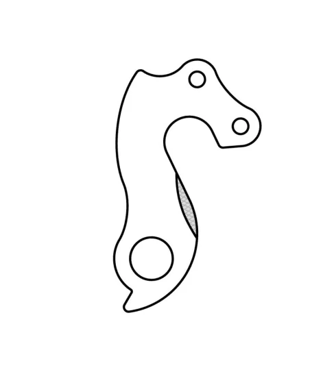 Marwi UNION GH-080 derailleur hanger rear drawings