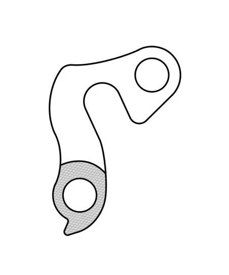 Marwi UNION GH-081 derailleur hanger rear drawings