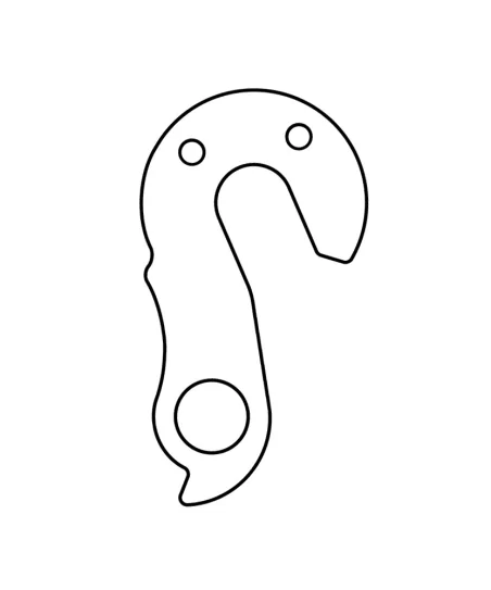 Marwi UNION GH-082 derailleur hanger rear drawings