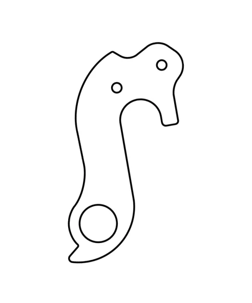 Marwi UNION GH-085 derailleur hanger rear drawings