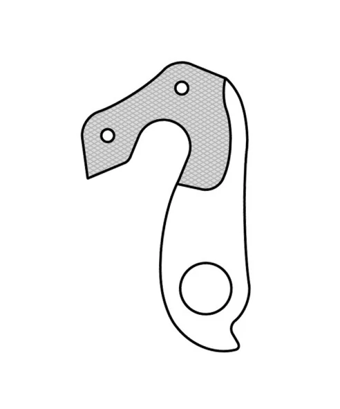 Marwi UNION GH-086 derailleur hanger front drawings