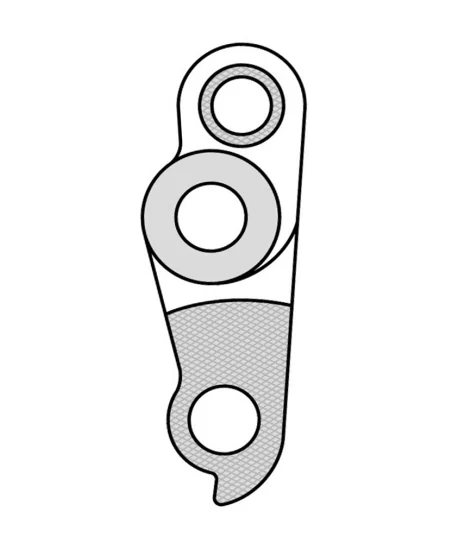 Marwi UNION GH-087 derailleur hanger front drawings