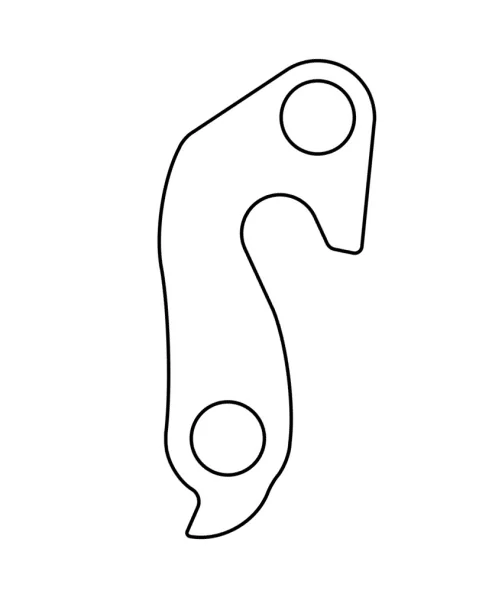 Marwi UNION GH-089 derailleur hanger rear drawings