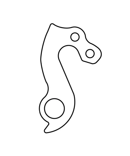 Marwi UNION GH-092 derailleur hanger Bianchi rear drawings