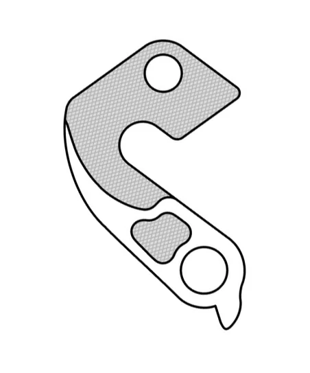Marwi UNION GH-094 derailleur hanger front drawings