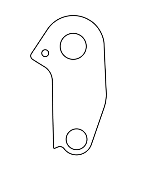 Marwi UNION GH-095 derailleur hanger rear drawings