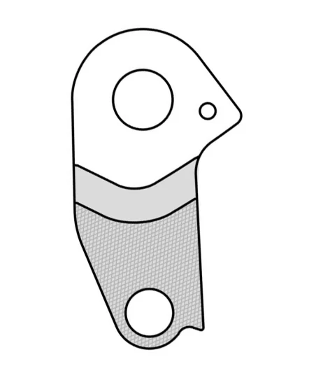Marwi UNION GH-095 derailleur hanger front drawings