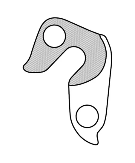 Marwi UNION GH-097 derailleur hanger front drawings