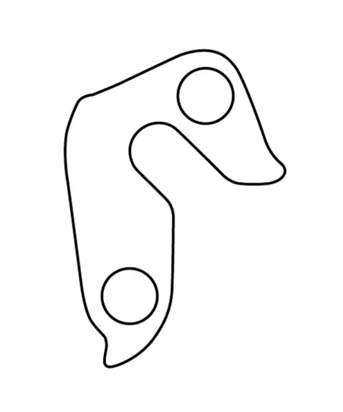 Marwi UNION GH-097 derailleur hanger rear drawings