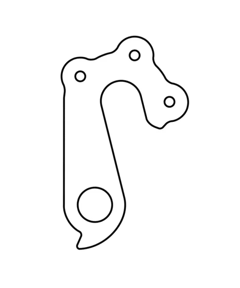 Marwi UNION GH-098 derailleur hanger rear drawings