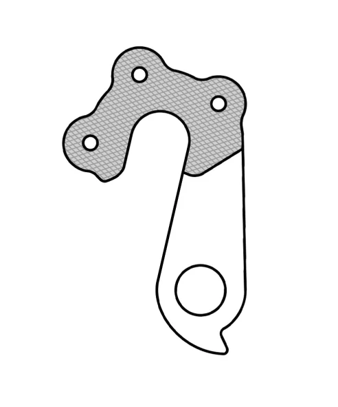 Marwi UNION GH-098 derailleur hanger front drawings