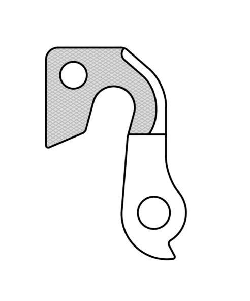 Marwi UNION GH-100 derailleur hanger front drawings