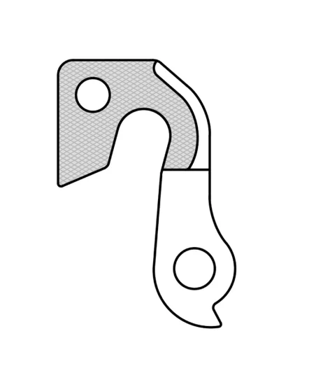 Marwi UNION GH-100 derailleur hanger front drawings