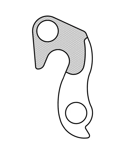 Marwi UNION GH-101 derailleur hanger front drawings