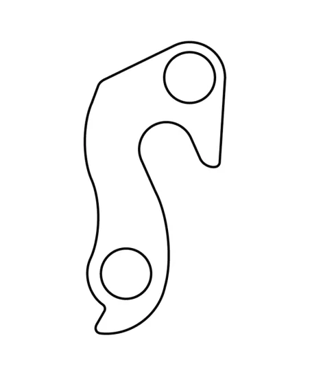 Marwi UNION GH-101 derailleur hanger rear drawings