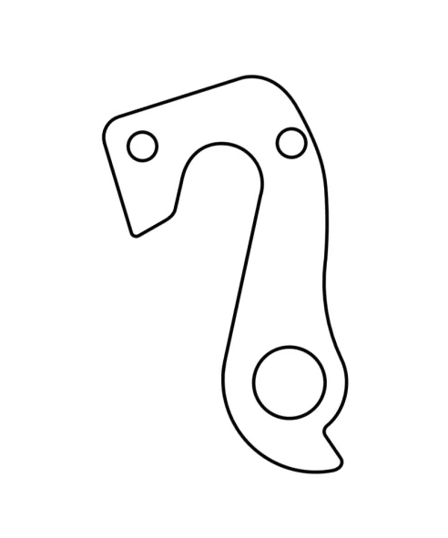 Marwi UNION GH-103 derailleur hanger rear drawings