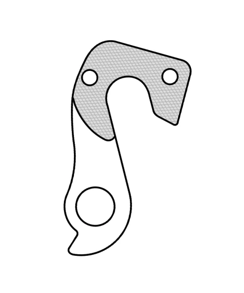 Marwi UNION GH-103 derailleur hanger front drawings