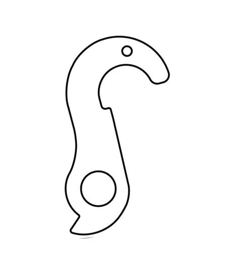 Marwi UNION GH-105 derailleur hanger rear drawings