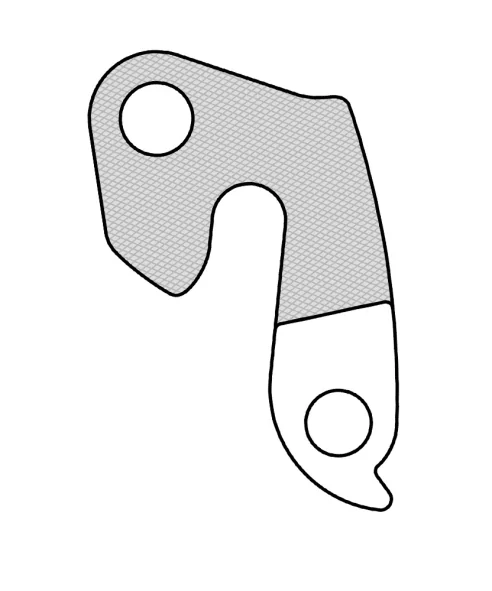 Marwi UNION GH-106 derailleur hanger front drawings