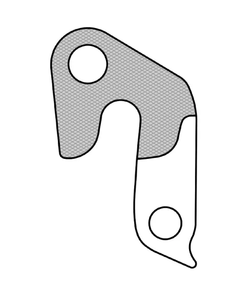 Marwi UNION GH-108 derailleur hanger front drawings