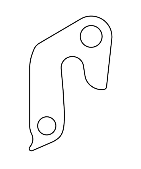 Marwi UNION GH-108 derailleur hanger rear drawings