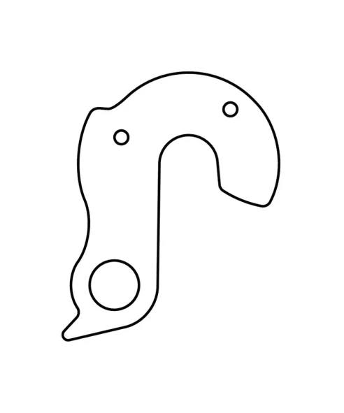 Marwi UNION GH-109 derailleur hanger rear drawings