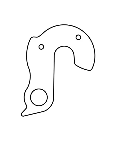 Marwi UNION GH-109 derailleur hanger rear drawings