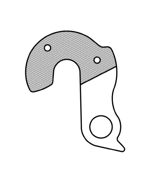 Marwi UNION GH-109 derailleur hanger front drawings